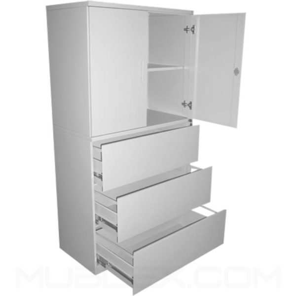 Armario para carpetas mixto abierto