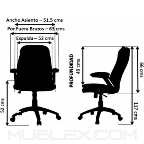 Silla Bremen medidas