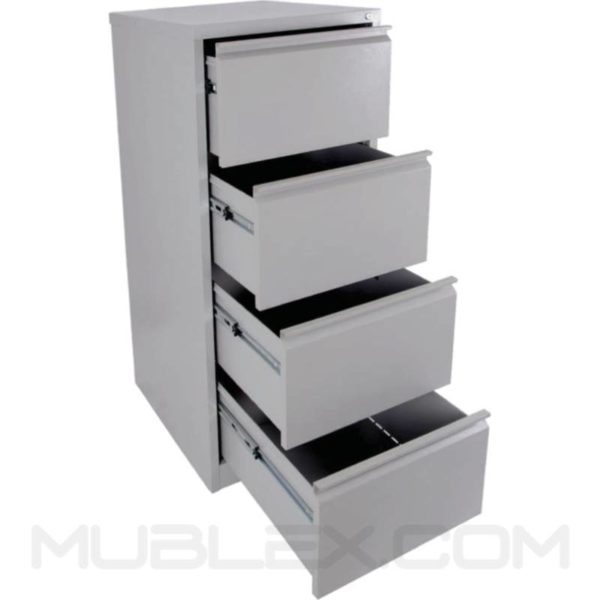 Archivador de carpetas colgantes metálico 4 cajones vertical - Image 2