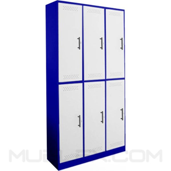 locker metalico 6 casilleros 2