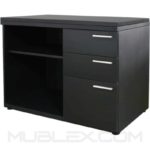 mueble para oficina mixto con archivador metalico 2x1