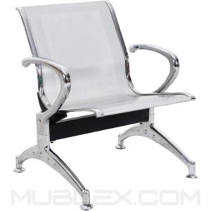 Silla de espera metálica 1 puesto