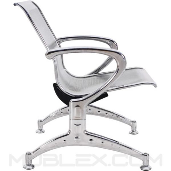 silla de espera metalica 1 puesto 2