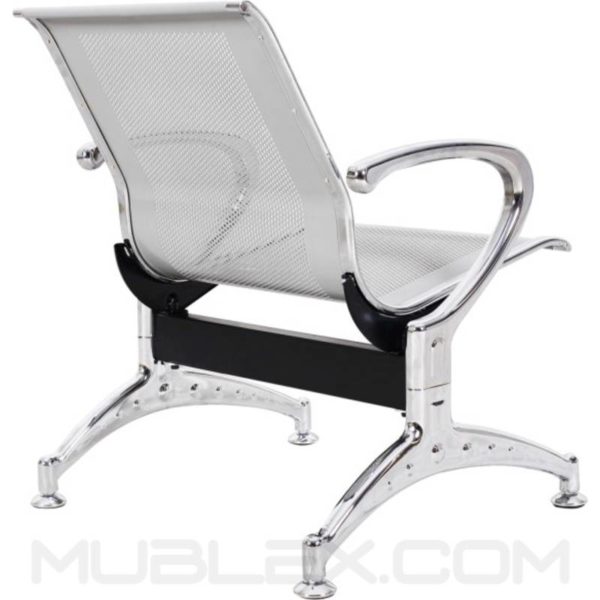 silla de espera metalica 1 puesto 3