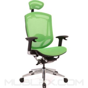 silla sidney verde con cabecero lujo