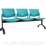 Silla tándem Butterfly 3 puestos