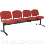 Silla tándem Isósceles 4 puestos