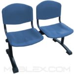 silla tandem novaiso 2 puestos