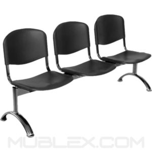 silla tandem novaiso 3 puestos