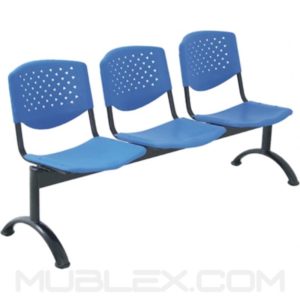 silla tandem prisma 3 puestos