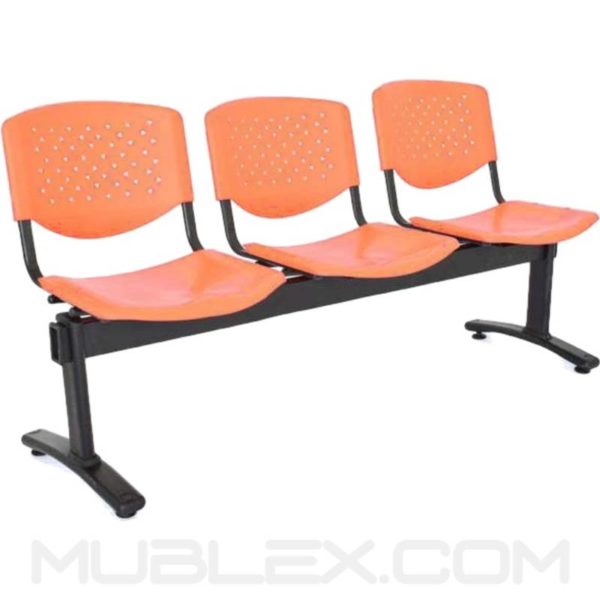 Silla tándem Prisma 3 puestos - Image 3