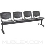 Silla tándem Prisma 4 puestos