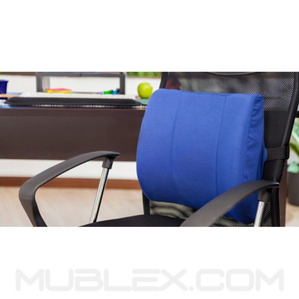 cojin ergonomico para espalda premium   azul 2