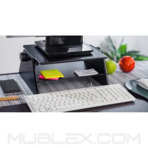 eleva monitor multiple 3 alturas   madera ecologica 2