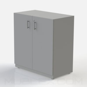 Armario multiusos mediano gris