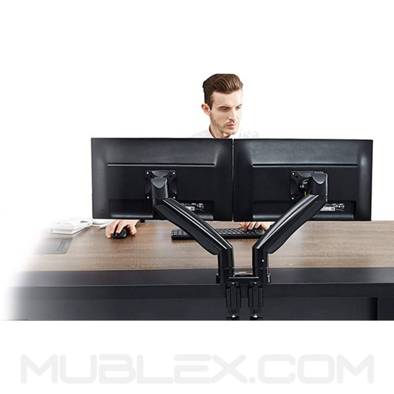 soporte para 2 monitores  flexi f195  22 a 32 pulgadas 7