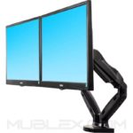 soporte para 2 pantallas  flexi f160  17 a 27 pulgadas