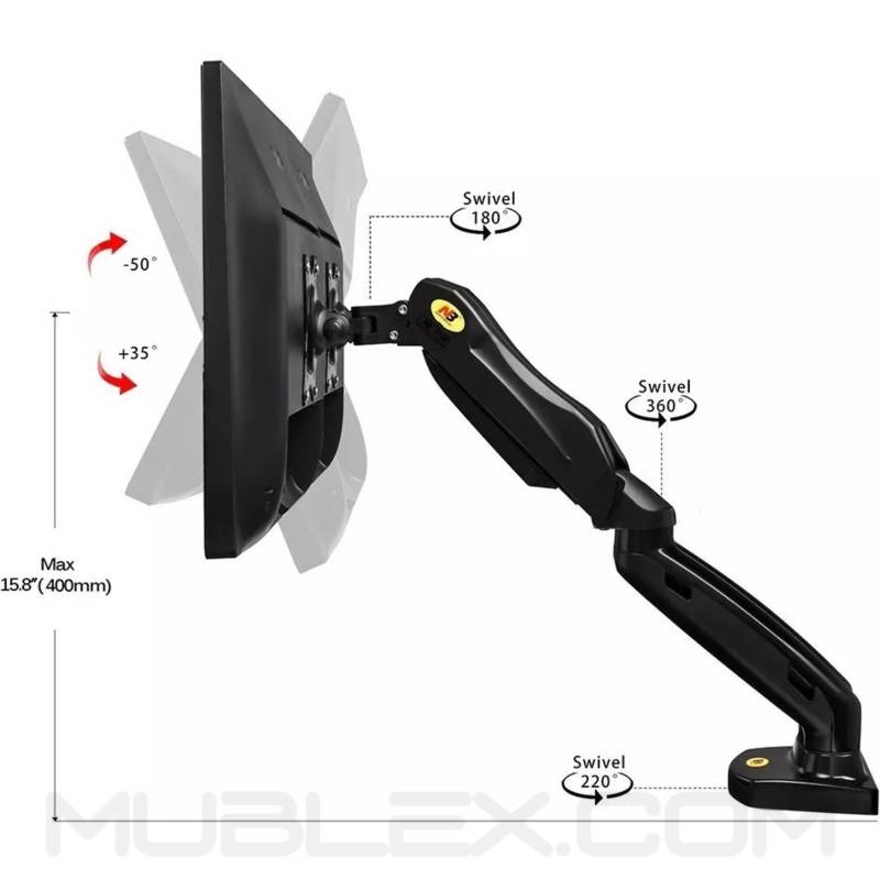 Soporte para 2 pantallas - Flexi F160 - 17 a 27 pulgadas - Image 10