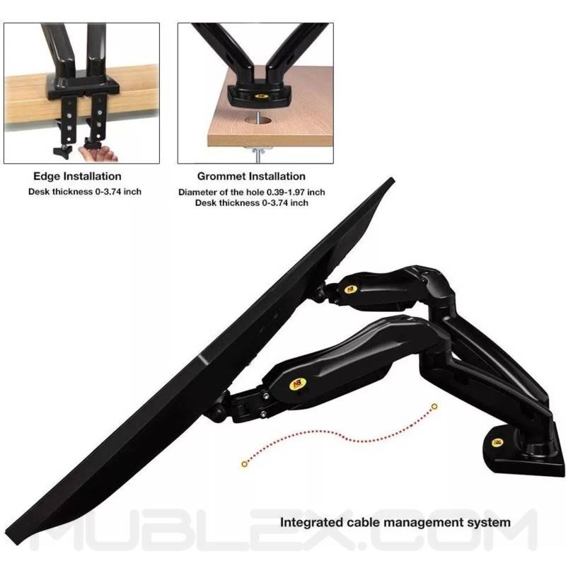 Soporte para 2 pantallas - Flexi F160 - 17 a 27 pulgadas - Image 7