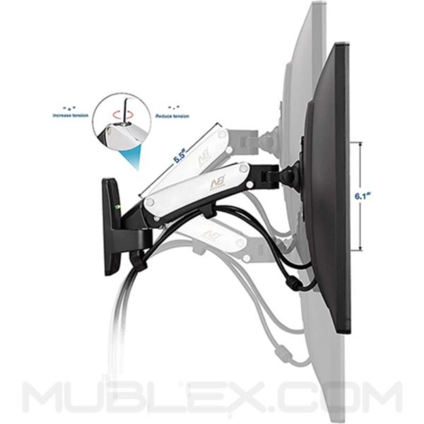 soporte para tv monitor pared  flexi f120   17 a 27 pulgadas 7