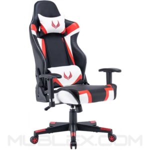LK 2361 BLA NEG ROJ SILLA GAMER GALAXY LED P