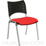 silla smart asiento tapizado cromo