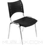 silla smart plastica cromada