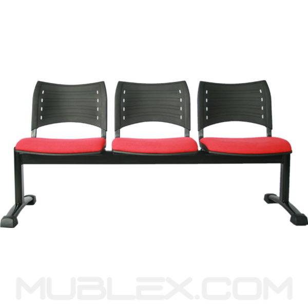 silla tandem smart 3 puestos asiento 2