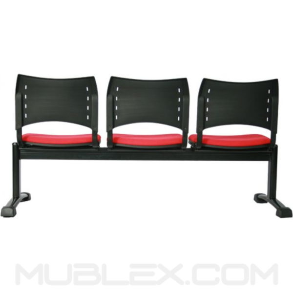 silla tandem smart 3 puestos asiento 4