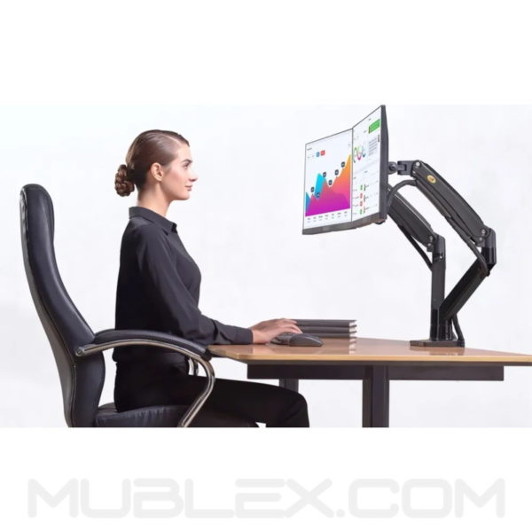 soporte 2 monitores F195a 5