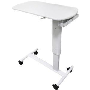 Mesa movil altura ajustable con piston neumatico 