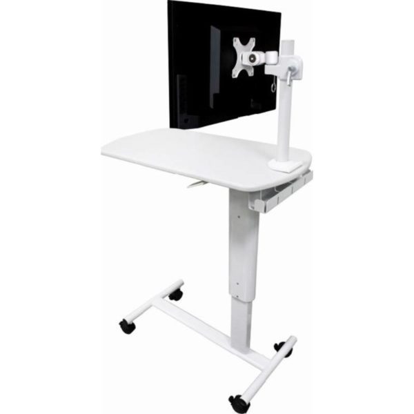 Mesa movil altura ajustable con piston neumatico 3