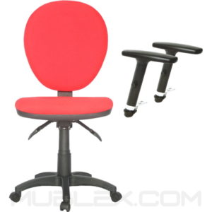 silla daffy 2 palancas brazos 3d moscu