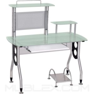Escritorio Gaudi vidrio sandblasting 120x60