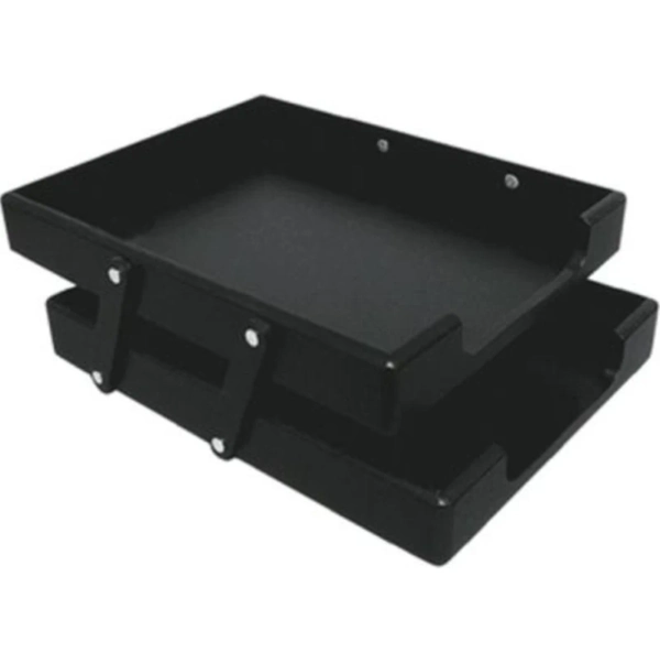 Bandeja doble bocelada negra 10