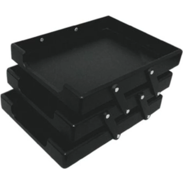 Bandeja triple bocelada negra 10