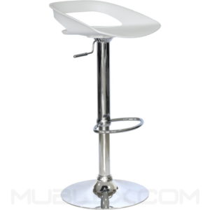 Butaco bar Tribeca giratorio blanco