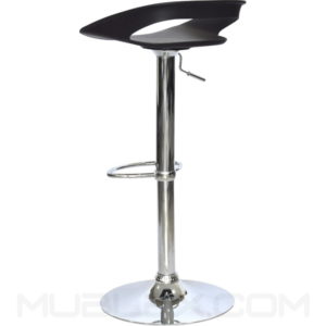 Butaco bar Tribeca giratorio negro 1