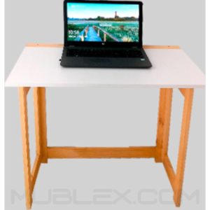 Escritorio plegable blanco