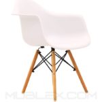 Silla Eames blanca cb