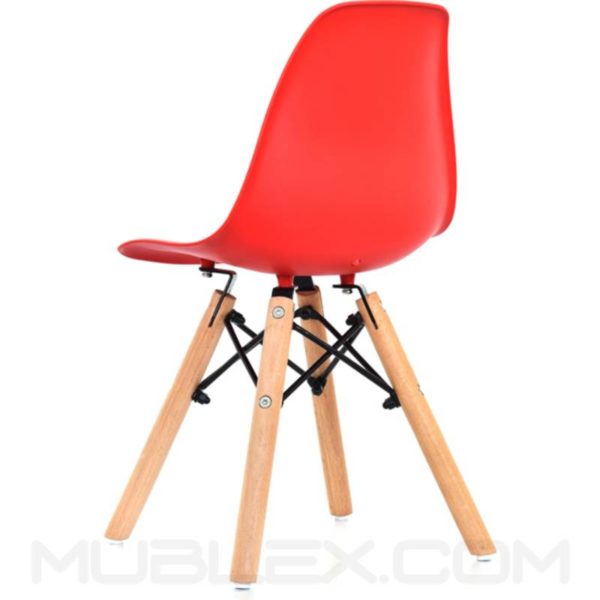 Silla Eames kids roja 2