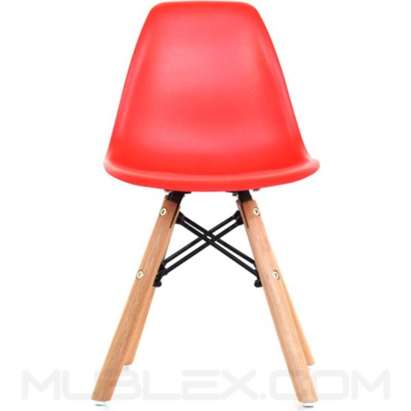 Silla Eames kids roja 3