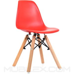 Silla Eames kids roja 4
