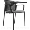 Silla Logan Universitaria asiento tapizado espaldar plástico
