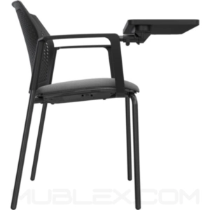Silla Logan Universitaria asiento tapizado espaldar plástico 2