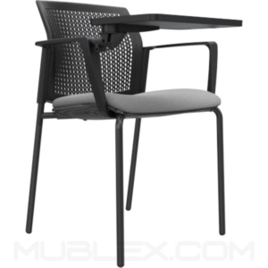 Silla Logan Universitaria asiento tapizado espaldar plástico