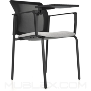 Silla Logan Universitaria malla patas negras