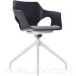 Silla Ole swiss negra tapiz