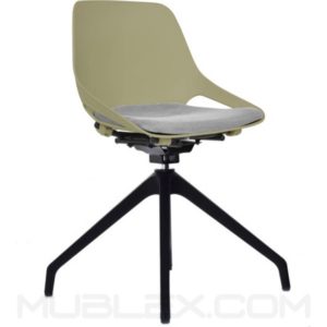 Silla Q5 verde base swiss 1
