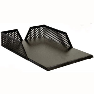 Papelera sobre escritorio sencilla